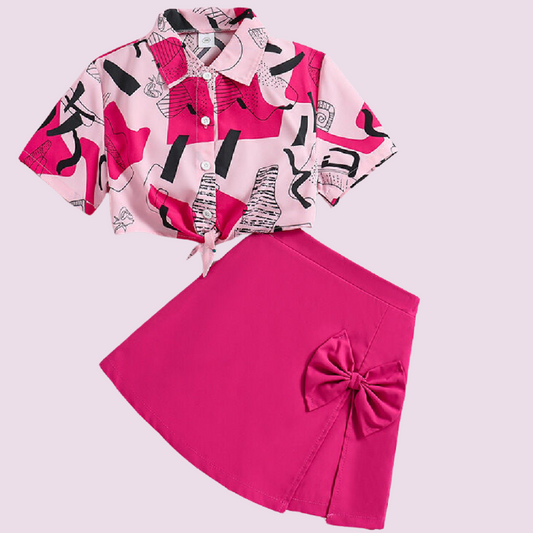Pink & Pretty Skort Set